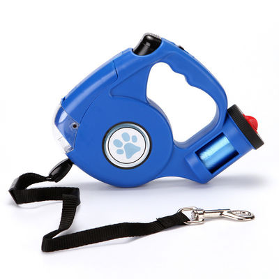 kaufen Pet Leash LED Taschenlampe Einziehbare Design Müll Universal Reinigung Kacke Tasche Online-Herstellung