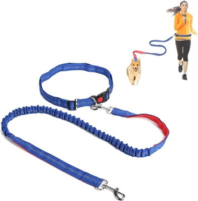 kaufen Verstellbare Hands-Free Pet Dog Laufleine Custom Logo Langen Taille Doppel-Nylon-Seil Online-Herstellung
