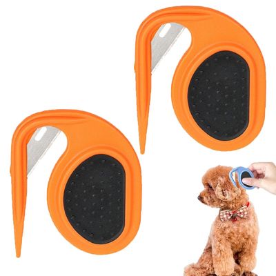 Clipper Blade Hunde-Knotenkamm Orange Haustier-Knotenkamm Für Katzen