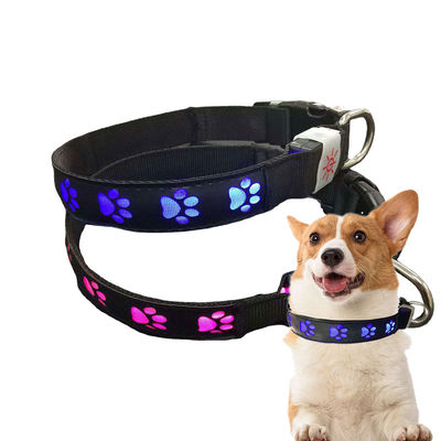 All-Season LED Blinkende Hundehalsband Klein Mittelgroß Beleuchtete Hundehalsband