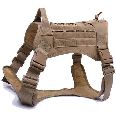 Tactical Dog Harness Heavy Duty Neopren Custom Logo ohne Ziehdesign reflektierende Leine aktive Haustiere