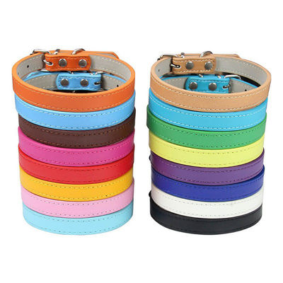 Umweltschonende Hundehalsband Smart Pet Halsband Verstellbar Vegan gemacht Lederhund
