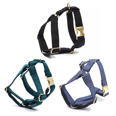 Hunde-Velvet-Halsband Leisharness Set Luxus-Halsband Set Pet Leash Poop Tasche OEM ODM akzeptiert