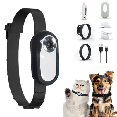 Outdoor-Sport-Haustier-Kamera-Halsband ABS 1920*1080 Katzenkamera-Halsband