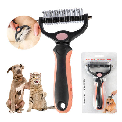 TPR Hundehaarentferner Bürste Tragbare Doppelseitige Haare für Hunde