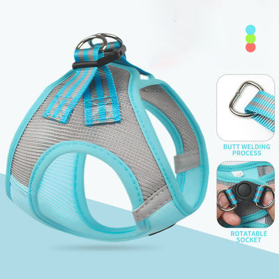 Personalisierte private Etikette verstellbarer kundenspezifischer Designer atmungsaktiver Mesh Stoff Haustier Hundeschnur Leine Logo individuell