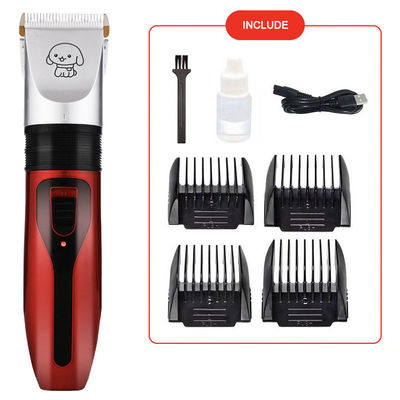 1500mA Batterie Haustiere Haartrimmer Kabellose Hunde-Clipper wiederaufladbare Keramik-Klinge