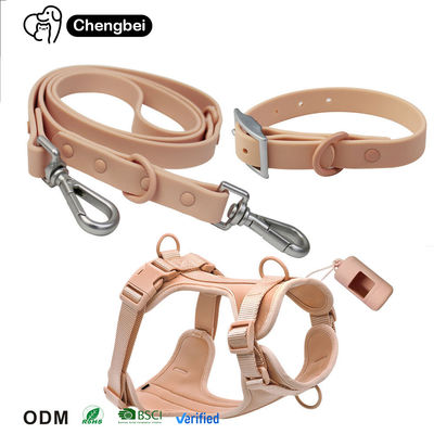 PVC-Hundehalsband und Leine-Gurt Custom Logo Wasserdicht Weiches Set OEM ODM akzeptiert