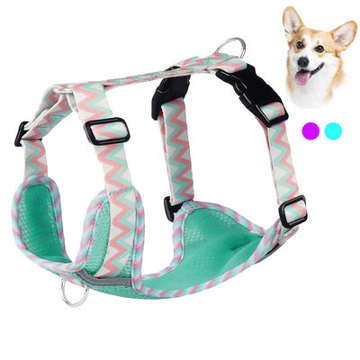 2023 Chengbei's Pet Supplies Hundeleine Weste mit reflektierendem Streifen und festem Muster