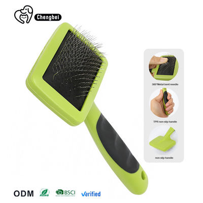Pet Pin Brush Cat Dog Hair Grooming Slicker Custom Logo Drei Größen Nachhaltig