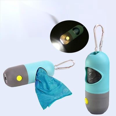 Kunststoff Biologisch abbaubare Hundepoop-Taschen LED Taschenlampe Hunde Mülltüten