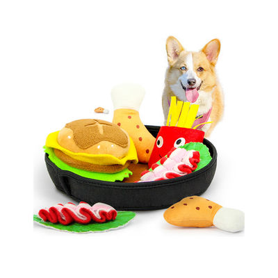 Hunde-Spielzeug Intelligent mit Zahnreinigung Plush Interaktives Verstecken und Suchen Frühstück