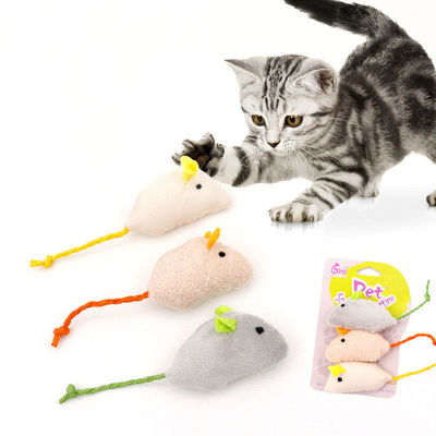 Plush Katzenkraut Maus Katzen Spielzeug für interaktive Innenhäuser Katzen Kätzchen Spiel beliebter Stil und interaktive Funktion