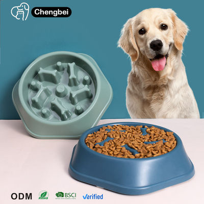 Pet Slow Feeder Hundeschüssel Kunststoff Anti-Gulping Speiseplatte Fütterung Hunde und Katzen Schüsseln