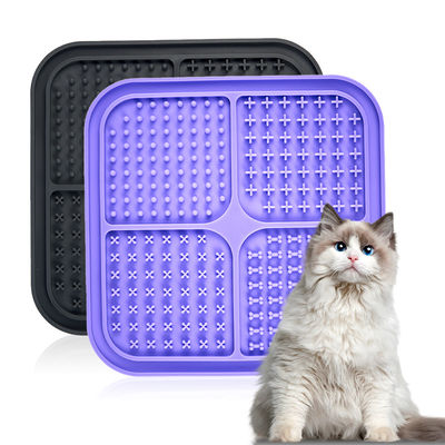 Silikon Slow Feeder LCD-Display Hund lecken Matte Hund lecken Pad interaktiv