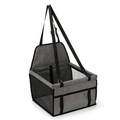 Bequeme Haustier-Auto-Booster-Sitze Reisetasche Waschbare Stoff Faltschaltung Größe 40*30*25cm