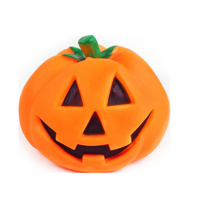 Halloween Kürbis Haustier Knistern Spielzeug Hunde Interaktiv Gummi Kauen Spielzeug Ethylen Interaktiv
