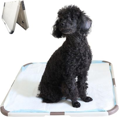 Hunde-Piss-Pad Klappbare Potty Training Halter tragbare Silikon-Tray für Welpen Training